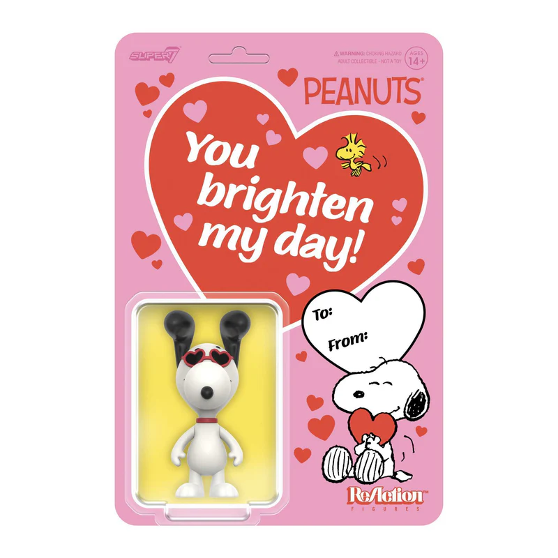 ❤️ Super7 Debuts Valentine’s Day Snoopy ReAction Figure